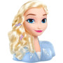 LA REINE DES NEIGES 2, Elsa, Tête à Coiffer Basic, 14 Accessoires de Coiffure Inclus, Jouet pour Enfants dès 3 Ans, GIOCHI PREZI