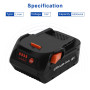 Awekamer 18V 5500mAh Lithium Remplacement Batterie pour AEG L1815R L1820R L1825R L1830R L1840R L1850R L1860R B1814G B1817G B1814