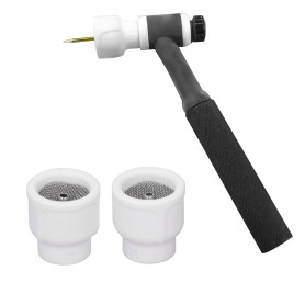 Lot De 2 Coupelles De Soudage Tig, DC 175A Tasses De Buse En Céramique Torche Soudage, Kit D'accessoires De Buse En Céramique Bu