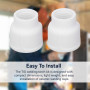 Lot De 2 Coupelles De Soudage Tig, DC 175A Tasses De Buse En Céramique Torche Soudage, Kit D'accessoires De Buse En Céramique Bu