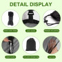 Udbrud Hamac de Camping avec Moustiquaire, Camping avec moustiquaire Fermeture éclair Double Face Protection à 360° Anti-Insecte