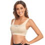 Litthing Brassière Soutien-Gorge sans Armature Dentelle Sexy Respirant Confortable pour l'Entraînement Physique Yoga pour Femme