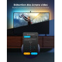 Govee RGBIC TV Backlight 3 Lite avec Correction Fish-Eye Fonction, Synchronisation pour TV 55-65 pouces, Ruban LED WiFi RGBICW 3