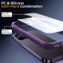 Supdeal Coque Antichoc Transparente pour iPhone 14 Pro, [Etui Non Jaunissant] [Housse Protection Anti-Chute de 10 Pieds] Cover C