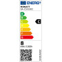 MIWATT 32CM Barre de LED RGB avec synchronisation musicale, Éclairage d'ambiance alimenté par USB, Rétroéclairage pour jeu et té