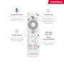 THOMSON Google TV Go Cast 150, 4K UHD, Dongle de Streaming, Dolby Atmos, Dolby Digital+, Commande vocale, Googlecast, SDRAM 2 GB