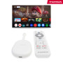 THOMSON Google TV Go Cast 150, 4K UHD, Dongle de Streaming, Dolby Atmos, Dolby Digital+, Commande vocale, Googlecast, SDRAM 2 GB