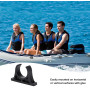 DeWin Porte-Rame, Porte-Kayak pour Rame Porte-Clips en Caoutchouc Durable pour Pagaie en Caoutchouc pour Les Kayaks Canoë