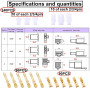 HUAZIZ 240 Pièces Connecteur Electrique 2.8 mm Pas 2 3 4 Broches Mâle Femelle Terminal Plug, 2.8mm Connecteur de Fil Électrique,