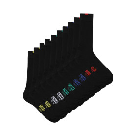 DIM Homme – Chaussettes Ecodim x5 | Talons & Pointes Renforcés | Coton Doux Maille Fine | Confort Quotidien