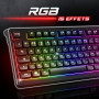 Spirit of Gamer - Elite K60, Clavier Gamer Semi-Mécanique Sans Fil et Bluetooth Rechargeable, Autonomie 360h, Connexion 2.4 GHZ,