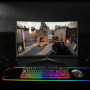 Spirit of Gamer - Elite K60, Clavier Gamer Semi-Mécanique Sans Fil et Bluetooth Rechargeable, Autonomie 360h, Connexion 2.4 GHZ,