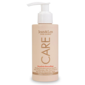 Jean & Len Lotion après-rasage pour femme, Aloe Vera & huile d’amande, atténue les irritations dues au rasage, apaise la peau, s