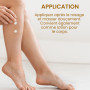 Jean & Len Lotion après-rasage pour femme, Aloe Vera & huile d’amande, atténue les irritations dues au rasage, apaise la peau, s