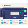 Ranked N60 Nova Clavier Mécanique de Jeu 60% | Hot Swap Gaming Keyboard | 62 Touches Programmables | RGB LED | Mac, PC Windows |