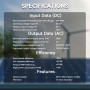 RC Micro-onduleur 2000W pour système photovoltaïque de Balcon, entrée DC 26-60V par Canal, onduleur MPPT à 99,8%, Prend en Charg