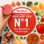 Moulinex Blender Blendforce, 800W, 2 Vitesses + Fonction Pulse, Capacité 1,75 L, Nettoyage facile, Mixage jusqu'à 3min en contin