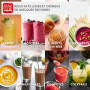 Moulinex Blender Blendforce, 800W, 2 Vitesses + Fonction Pulse, Capacité 1,75 L, Nettoyage facile, Mixage jusqu'à 3min en contin