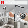 Moulinex Blender Blendforce, 800W, 2 Vitesses + Fonction Pulse, Capacité 1,75 L, Nettoyage facile, Mixage jusqu'à 3min en contin