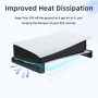Mcbazel Support Horizontal Compatible avec Console PS5 DE/UHD, Support de Base pour Disque PS5 et Console édition numérique, ave