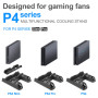 Labtec Support PS4 avec Ventilateur de Refroidissement et Station de Charge Double Manette pour Playstation 4/Slim/Pro, 12 Empla