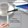 EASSGU Coque pour Samsung Galaxy S23 FE (6.4" inches), Étui en Silicone TPU Souple - Poudre de Sable