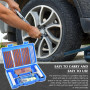 DODUOS 58PCS Kit Anti Crevaison Voiture, Kit Meche Pneu Voiture Kit d'Urgence de Réparation Rapide de Pneus, Kit Reparation Pneu