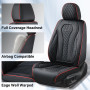 Coverado Housses de siège universelles pour Voiture, Ensembles de Housses de Protection Siège Voiture Avant et arrière 5 sièges,