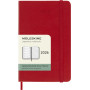 Moleskine Agenda Hebdomadaire, Agenda Hebdomadaire 2026 12 Mois Avec Espace Pour Notes, Avec Couverture Rigide et Fermeture Élas