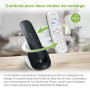VTech CS1500 Téléphone sans Fil DECT à Double Charge avec Blocage d'appel, Identification de l'appelant/Appel en Attente, Haut-P