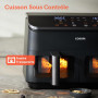 COSORI Air Fryer 2 Compartiments 8.5L, 8-en-1 Airfryer Friteuse Sans Huile, 71% D'efficacité énergétique, 85% de Carburant En Mo