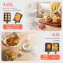 COSORI Air Fryer 2 Compartiments 8.5L, 8-en-1 Airfryer Friteuse Sans Huile, 71% D'efficacité énergétique, 85% de Carburant En Mo