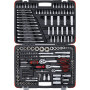 BGS Diy 15216 | Coffret de douilles | 6,3 mm (1/4") / 10 mm (3/8") / 12,5 mm (1/2") | 216 pièces