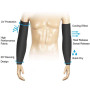 YQXCC 4 Paires Manchettes de Bras UV Protection UPF 50 - Couverture de Tatouage Manches de Bras pour Homme Femme Sport Cyclisme 