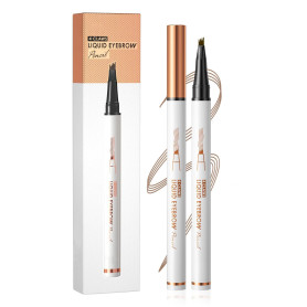 Crayon Sourcil Waterproof, Stylo Sourcil Effet Poil avec Quatre Pointes Facile à Utiliser, Crayon Sourcil Maquillage Semi Perman