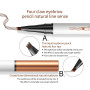 Crayon Sourcil Waterproof, Stylo Sourcil Effet Poil avec Quatre Pointes Facile à Utiliser, Crayon Sourcil Maquillage Semi Perman