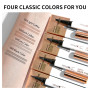 Crayon Sourcil Waterproof, Stylo Sourcil Effet Poil avec Quatre Pointes Facile à Utiliser, Crayon Sourcil Maquillage Semi Perman