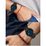 GIOPUEY Bracelet Compatible avec Garmin Forerunner 965/955/945/745, Souple TPU Sangle Bracelet [Conception de Couleur d'épissage