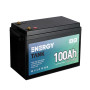 Batterie LiFePO4 12V 100Ah – Bluetooth, BMS intégré – Batterie Lithium Longue durée pour énergie Solaire, Off-Grid, Bateau, Van 