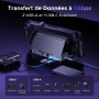UGREEN 6 en 1 Docking Station Compatible avec Steam Deck OLED Switch 2 ROG Ally X Legion Go Dock USB C HDMI 4K 120Hz VRR FreeSyn