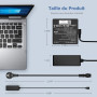 Chargeur USB C 100W Ordinateur Portable pour ASUS ROG Ally X Ally Dock ROG Flow X13 Z13 GV301 GV302 GZ301 ZenBook 14 14X UX5400 