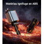 4 en1 Chargeur Allume Cigare Voiture USB C【Câble Rétractable】Chargeur Voiture avec USB-C/USB-A Chargeur Voiture Chargement Prise