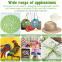 JJQHYC 3 Rouleaux Corde de Papier de Raphia, Naturel Rustique Ruban de Cadeau, Bricolage Artisanat Décoration de Jardin Ficelle 