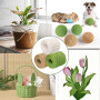 JJQHYC 3 Rouleaux Corde de Papier de Raphia, Naturel Rustique Ruban de Cadeau, Bricolage Artisanat Décoration de Jardin Ficelle 