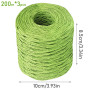 JJQHYC 3 Rouleaux Corde de Papier de Raphia, Naturel Rustique Ruban de Cadeau, Bricolage Artisanat Décoration de Jardin Ficelle 