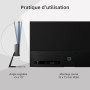 CHiQ Moniteur PC 22F650 22" FHD (1920 x 1080), 100 Hz + FreeSync, Design Ultra-Fin, 100% de la Gamme sRGB, HDMI, VGA, Montage VE