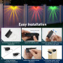 FIFlying Lampe Solaire Exterieur, 6 Lumiere Solaire Exterieur, 3 Modes Lampe Solaire, Etanche IP65 Eclairage Exterieur Solaire, 