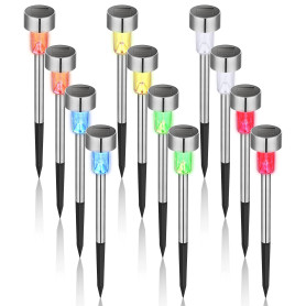 GIGALUMI Lampe Solaire Extérieur, Lampe Solaire Extérieur Jardin,Étanche Lumière Solaire Extérieur pour Terrasse, Pelouse, Jardi