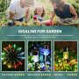 GIGALUMI Lampe Solaire Extérieur, Lampe Solaire Extérieur Jardin,Étanche Lumière Solaire Extérieur pour Terrasse, Pelouse, Jardi