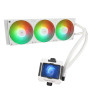 Thermalright FW 360 Blanc ARGB Refroidisseur à eau pour processeur avec 3 ventilateurs PWM, IPS 320 x 240 résolution écran LCD, 